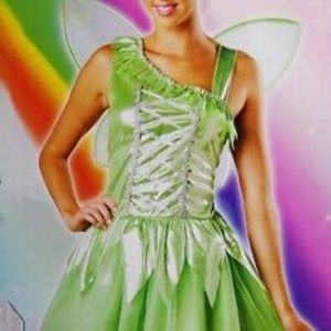 Nwot Green Enchanted FAIRY Tinkerbell Halloween